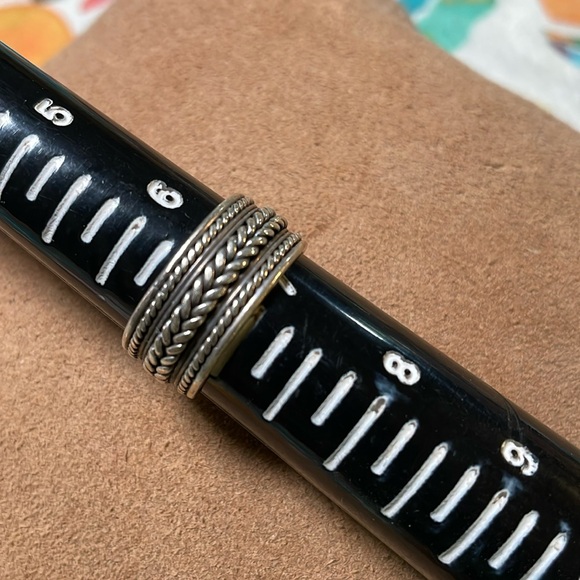 Jewelry - Woven style sterling silver ring